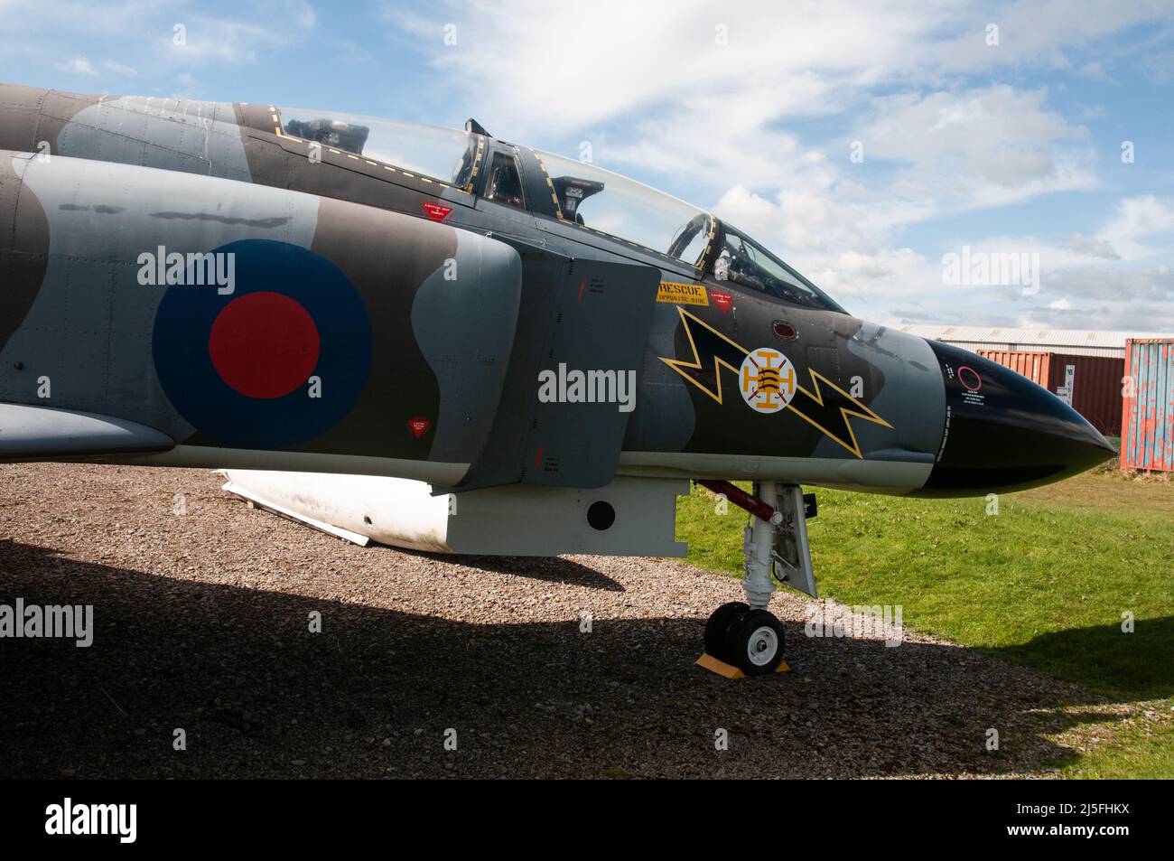 Musée de l'aviation de Solway - Mc Donell Douglas Phantom FGR2 XV406 Banque D'Images