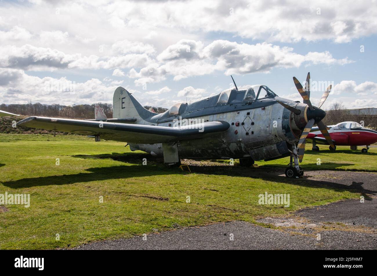 Musée de l'aviation de Solway - Fairey Gannet ECM6 XA459 Banque D'Images