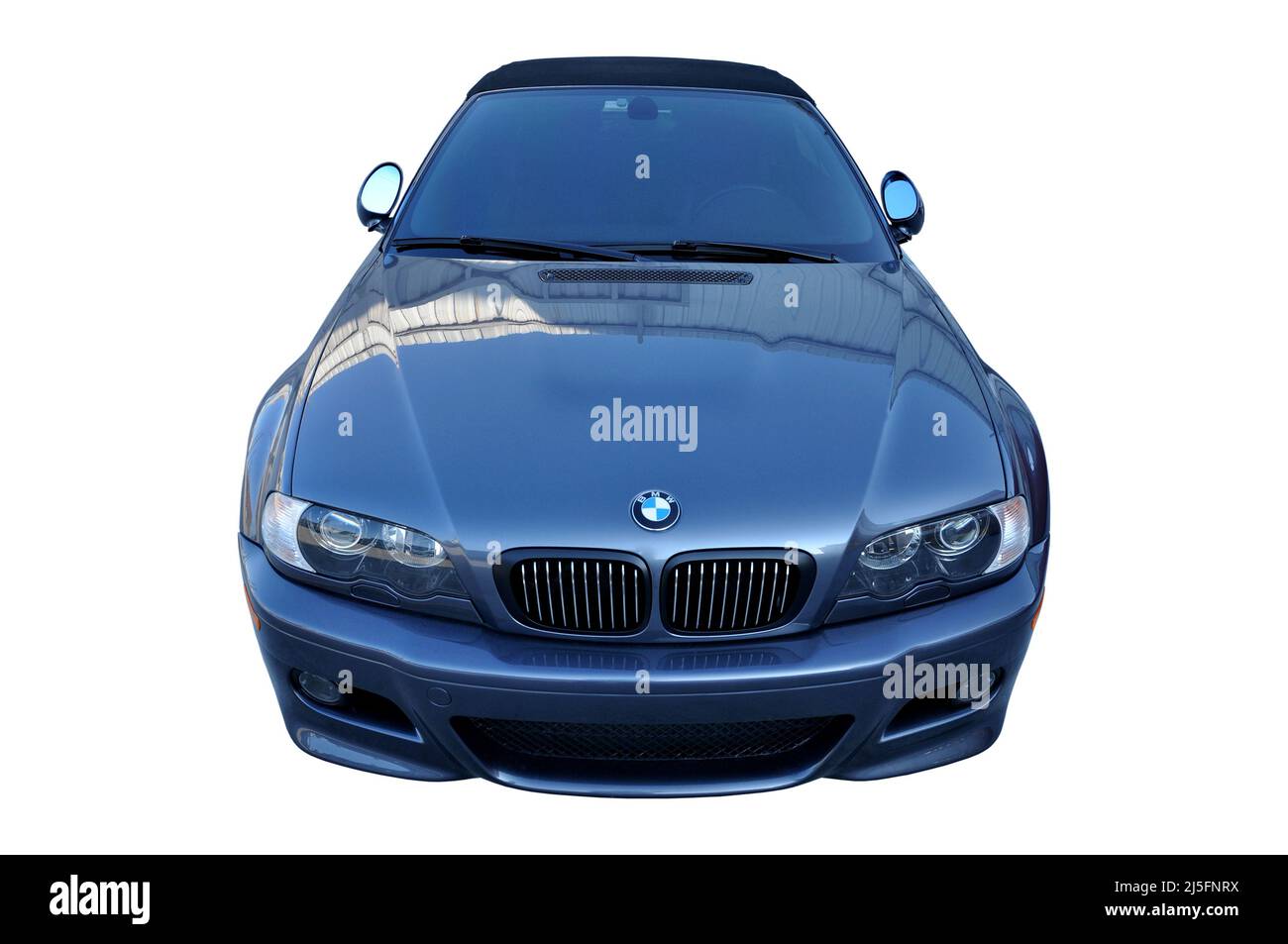 Vieille BMW M3 bleu métallique, voiture de luxe à Istanbul ville, octobre 06 2011 Istanbul Pendik Turquie marché de voiture d'occasion Banque D'Images