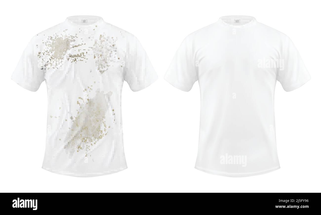 Tache T Shirt Blanc
