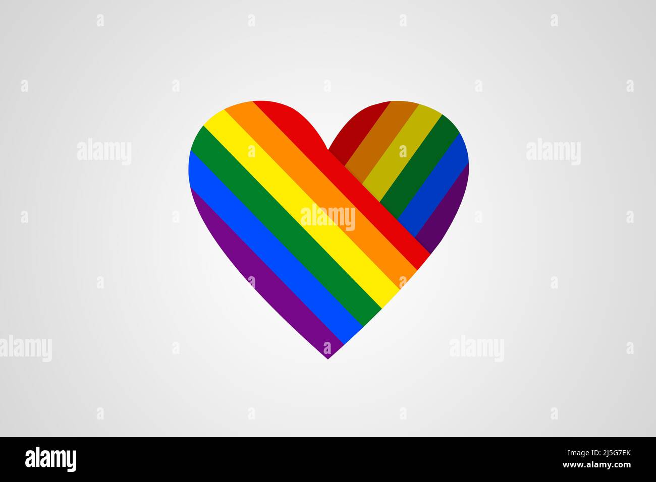 Gay Pride mois 2022 en juin. Drapeau arc-en-ciel multicolore LGBTQ. Couleur originale symbole de la fierté gay concept design arrière-plan, bannière d'illustration Banque D'Images