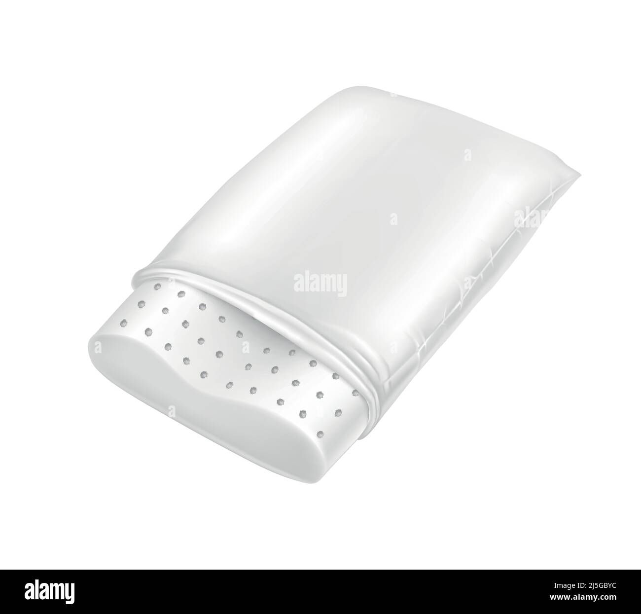 Coussin orthopédique Vector 3D réaliste en latex naturel. Coussin carré blanc confortable pour le repos, la nuit. Literie confortable avec orthopédie, thérapeutique Illustration de Vecteur Coussin orthopédique Vector 3D réaliste en latex naturel. Coussin carré blanc confortable pour le repos, la nuit. Literie confortable avec orthopédie, thérapeutique Illustration de Vecteur