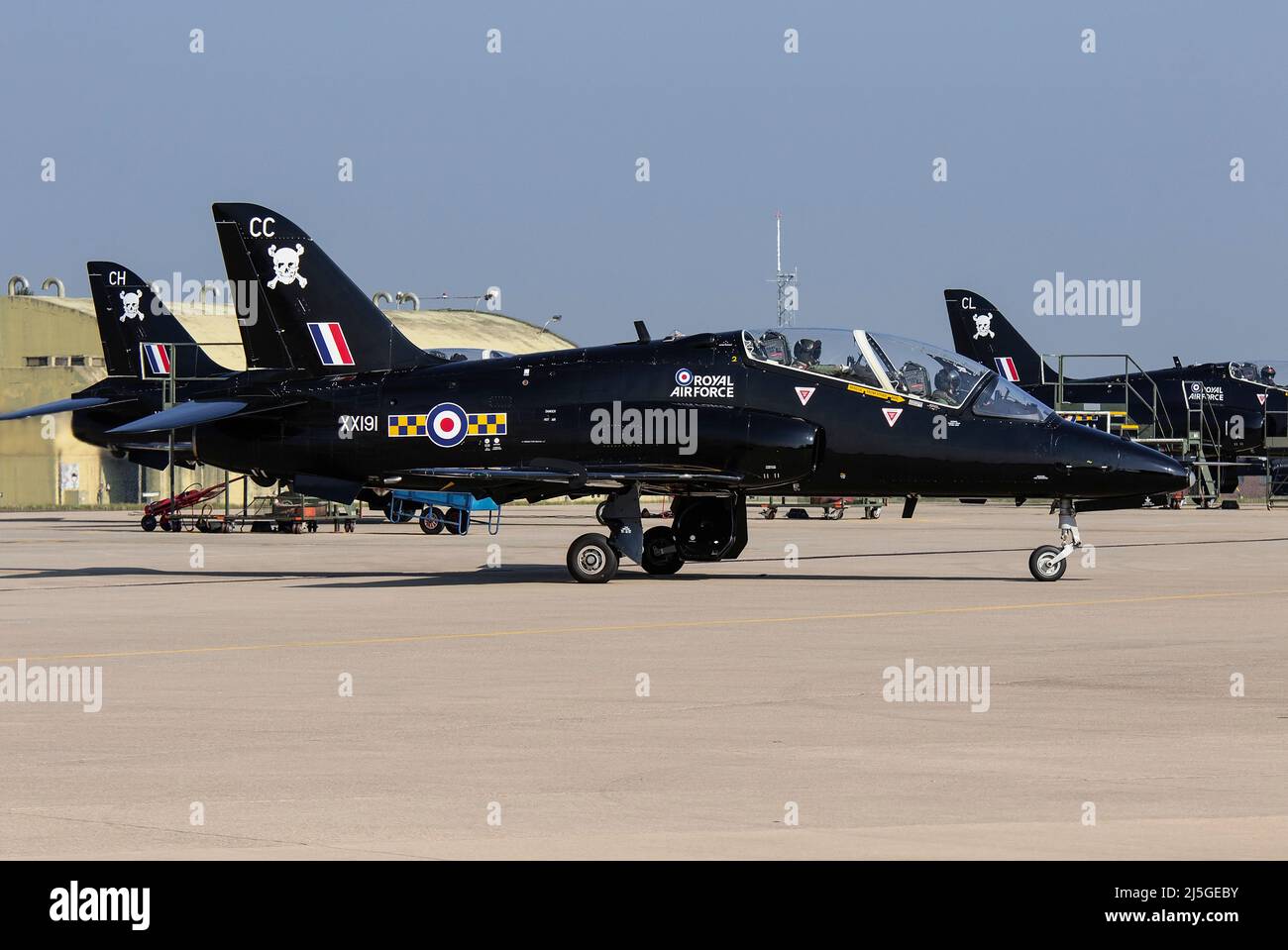 XX191 Royal Air Force British Aerospace Hawk T.1 100 Escadron à la RAF Leeming 21st mars 2022 Banque D'Images