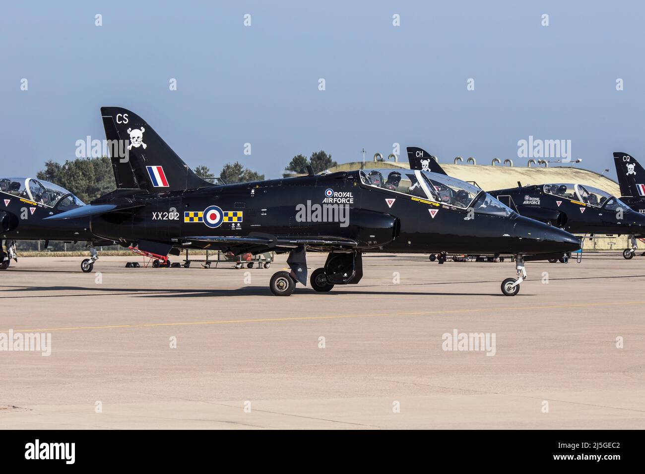 XX202 Royal Air Force British Aerospace Hawk T.1 100 Escadron à la RAF Leeming 21st mars 2022 Banque D'Images