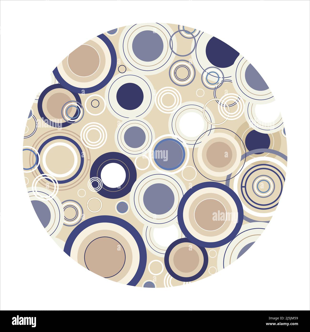 Motif abstrait en cercles colorés. Illustration vectorielle Illustration de Vecteur
