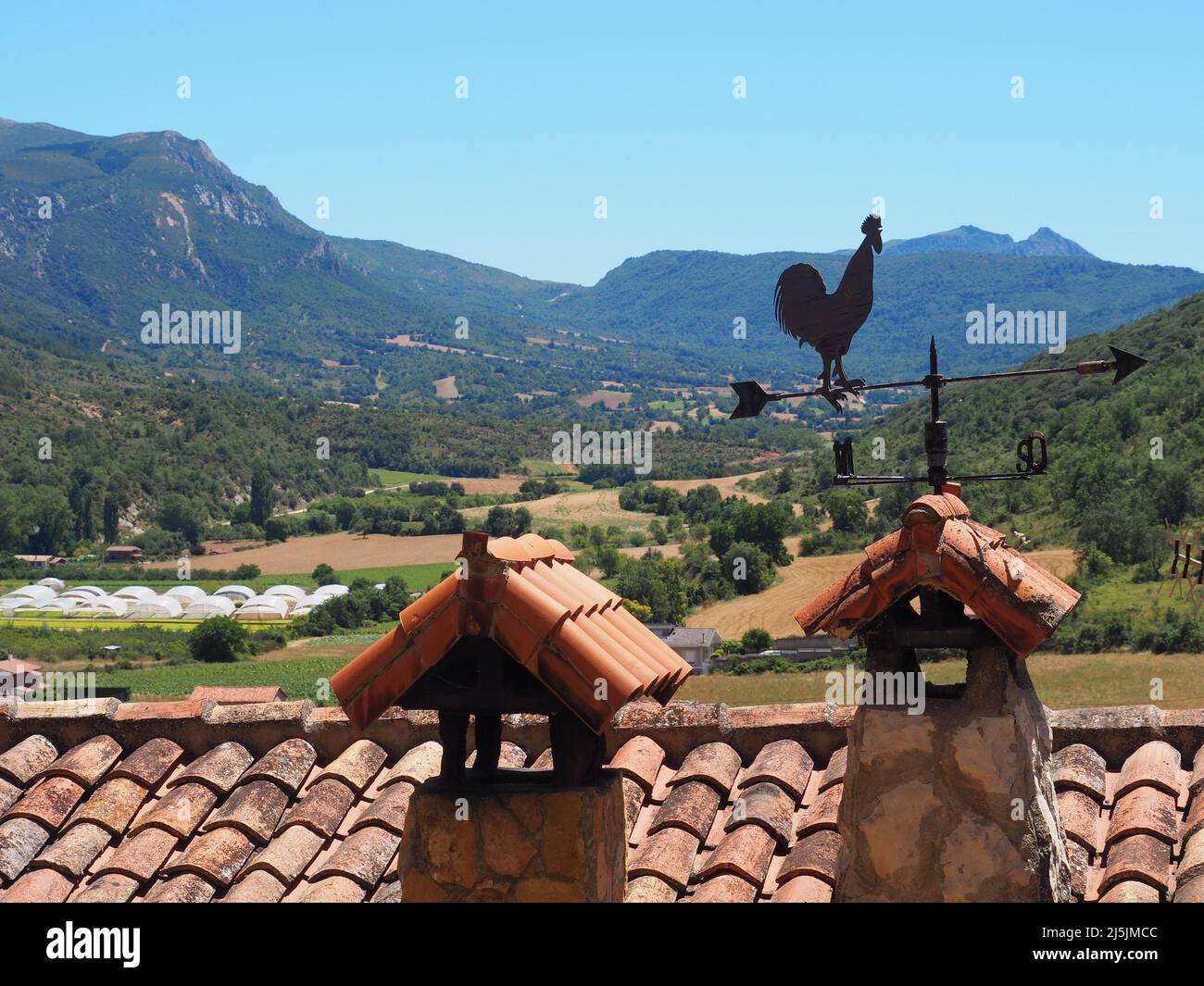 Frias, ville médiévale dans la province de Burgos. Banque D'Images