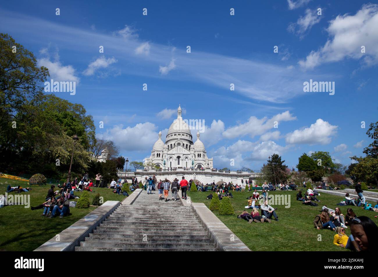 Eglise du Sacré coeur à Paris montmartre Banque D'Images