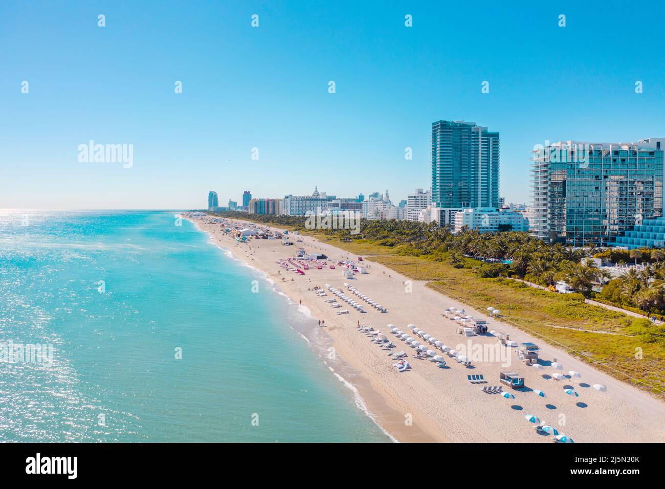 Miami Beach dans le sud de la Floride Banque D'Images