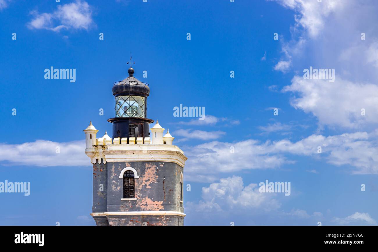 Maison lumineuse à El Morro, Old San Juan, Porto Rico Banque D'Images