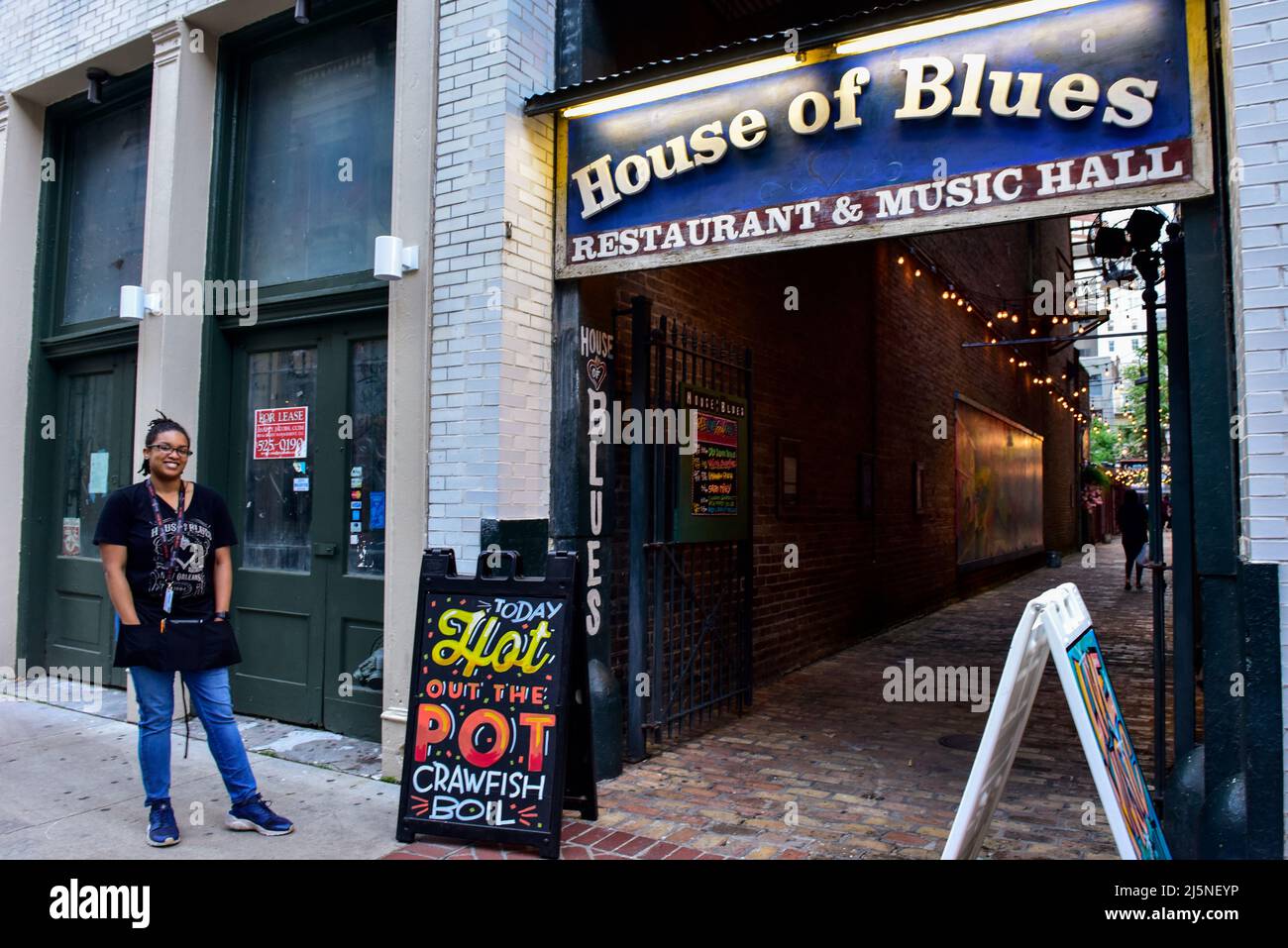House of Blues dans le quartier français, la Nouvelle-Orléans, Louisiane. Banque D'Images