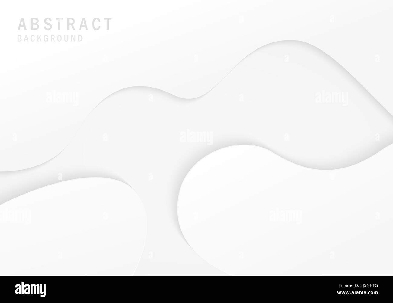 Motif abstrait dégradé blanc modèle art décoratif. Fond de décoration de modèle de style se chevauchant. Vecteur d'illustration Illustration de Vecteur