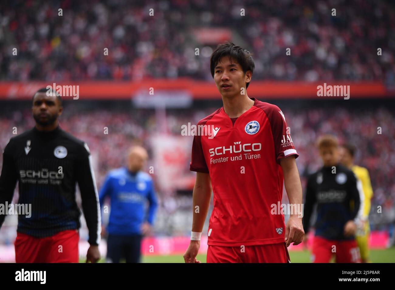KOELN, ALLEMAGNE - AVRIL 23 2022: Match de football Bundesliga Köln - Arminia Banque D'Images