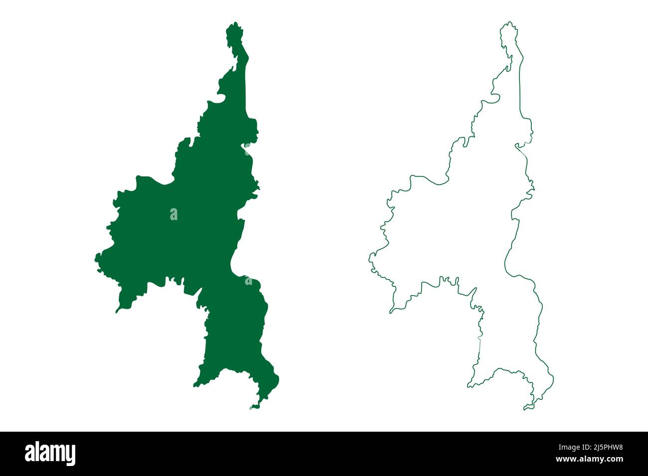 Carte des îles CAL (Archipel de Madère, Portugal, République portugaise) illustration vectorielle, croquis de scribble carte de Cal Islet ou d'Ilheu de Baixo Illustration de Vecteur