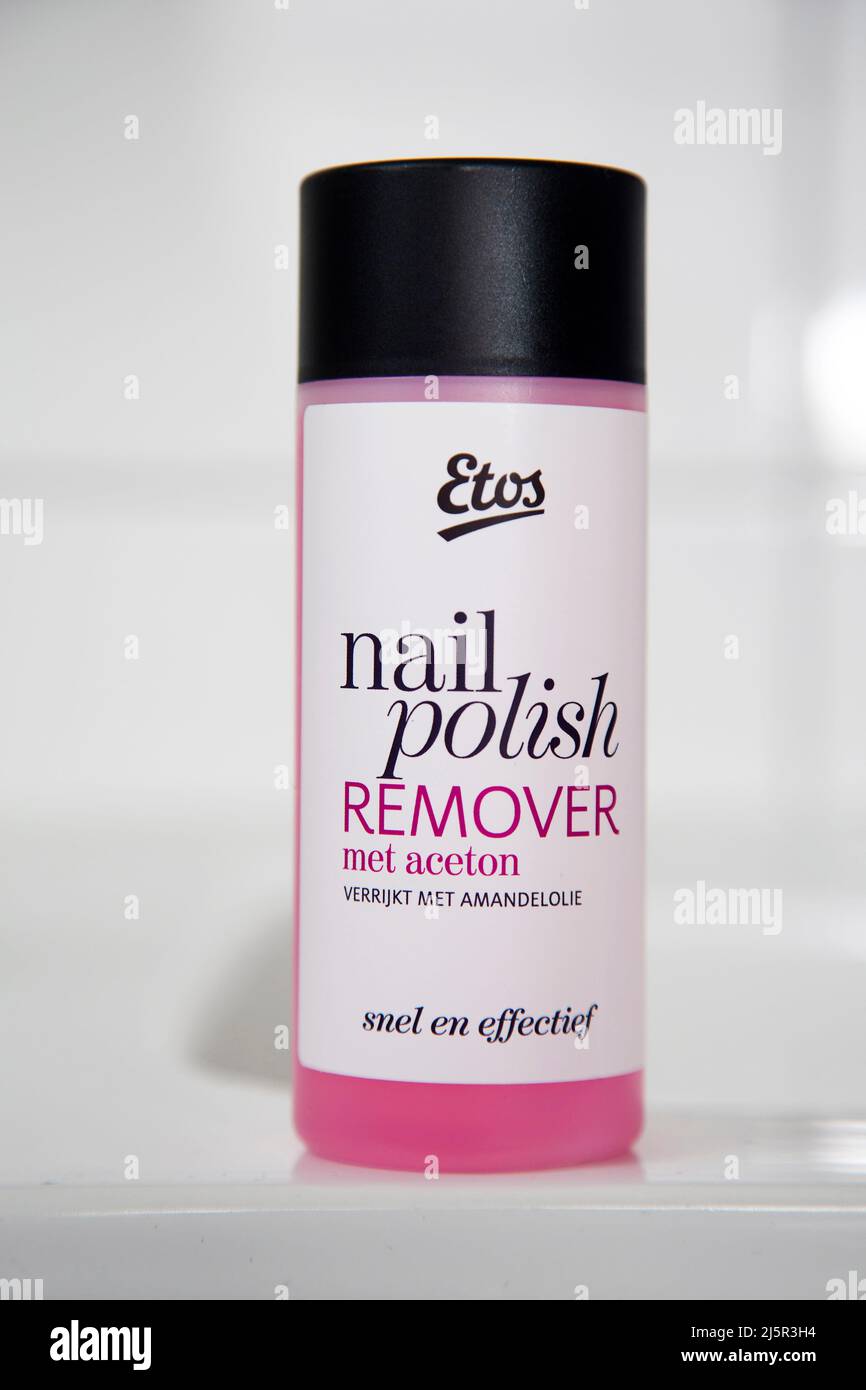 Dissolvant Nailpolish à l'acétyle Banque D'Images