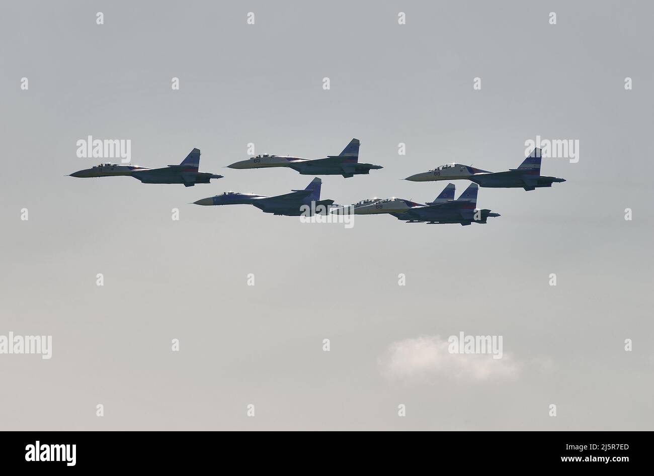 Airfighters SU-27 affiche des opportunités Banque D'Images