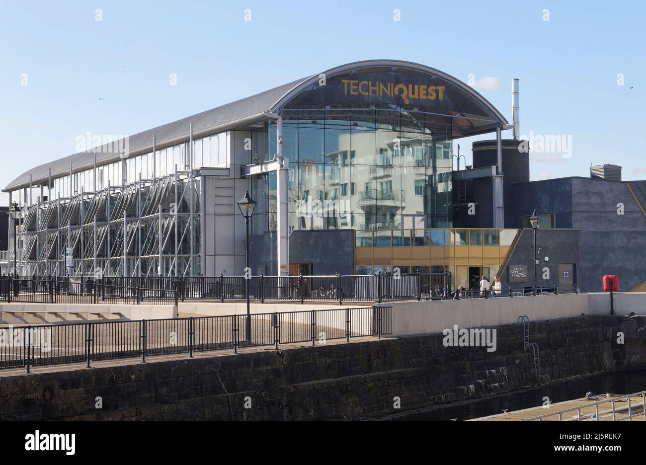 Expérience en sciences et technologie de Techniquest, baie de Cardiff. Ressort. Avril 2022 Banque D'Images