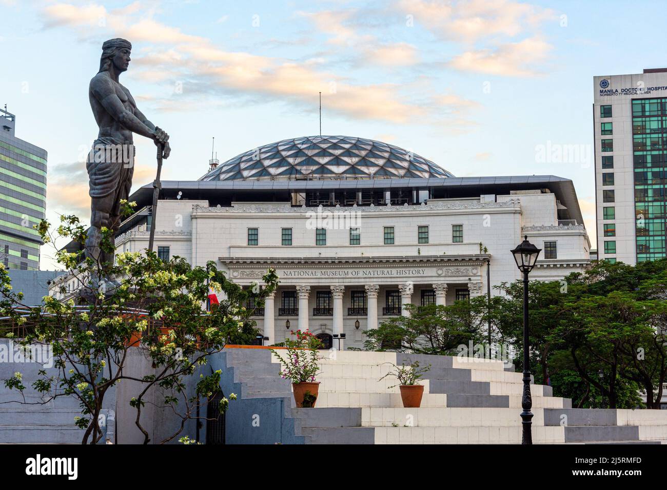 Statue du sentinelle de la liberté, Parc Rizal, Manille, Philippines - 08.11.2019 Banque D'Images