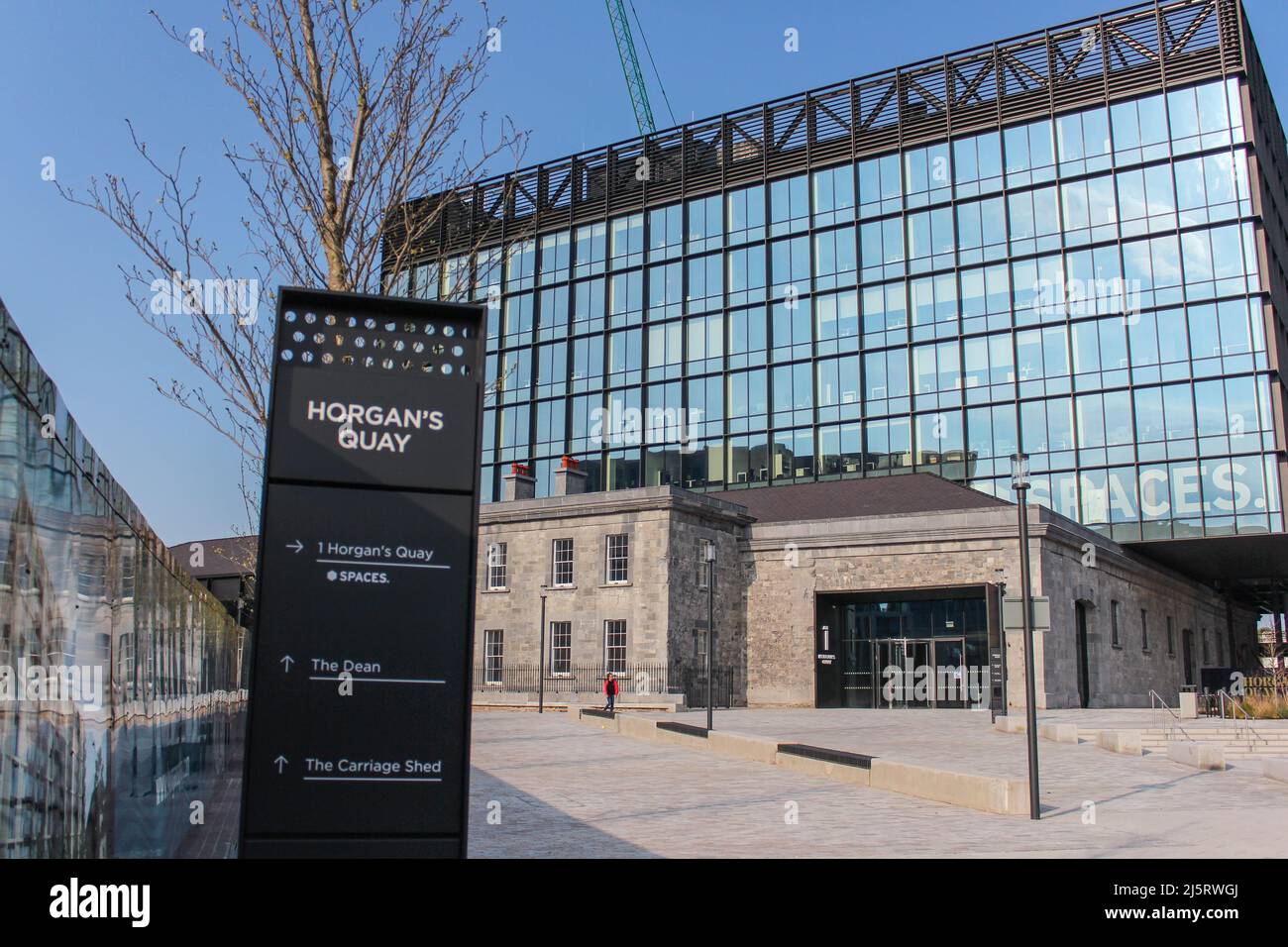 Horgans Quay, ville de Cork. Irlande Banque D'Images