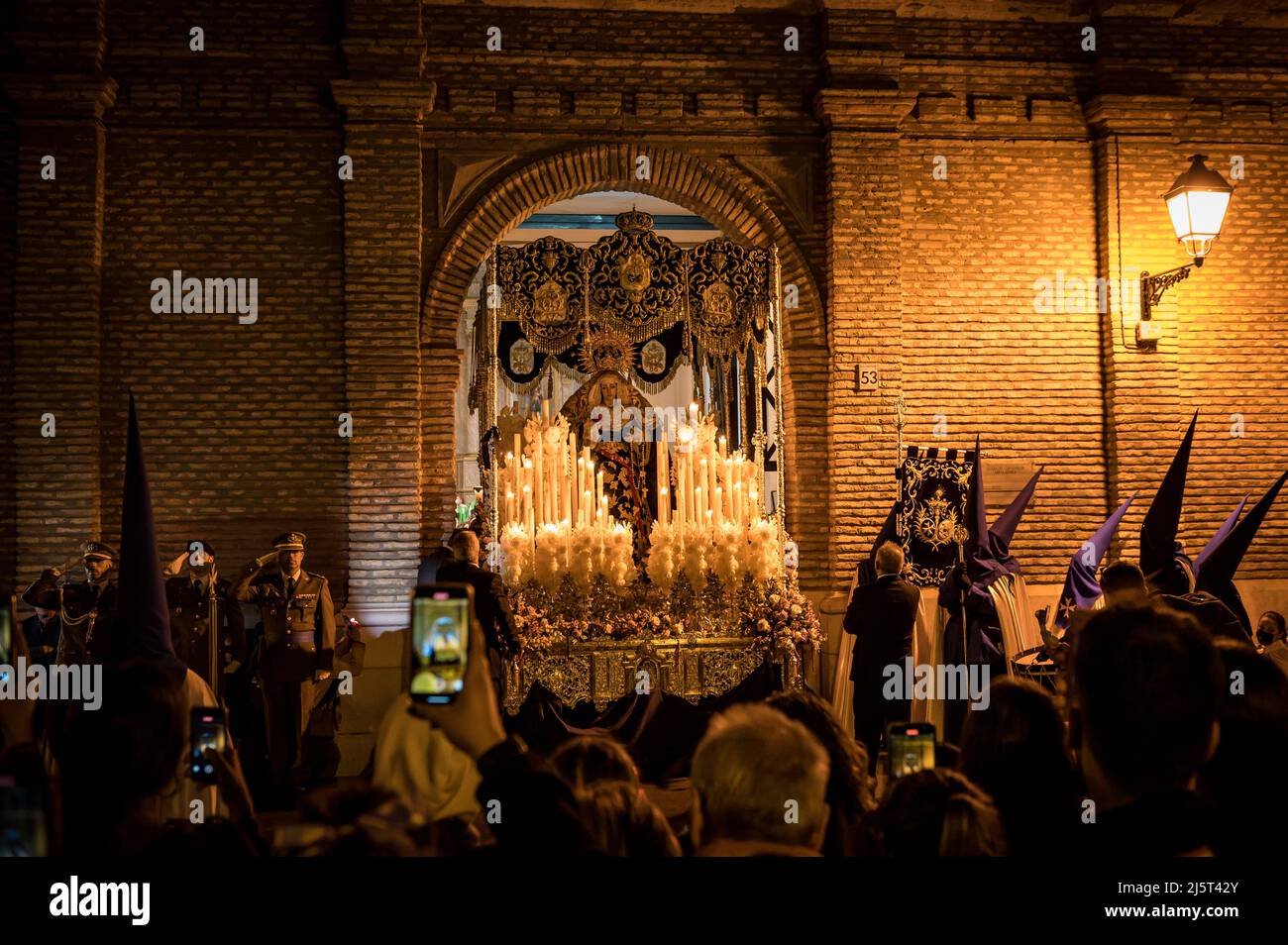 Domingo de Ramos, Semana Santa 2022, Saragosse Banque D'Images