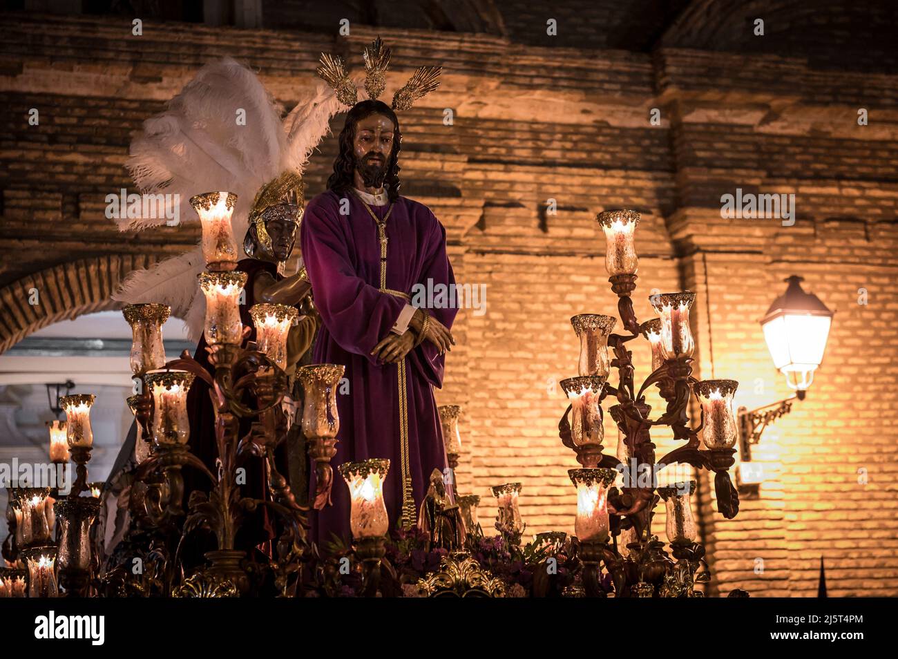 Domingo de Ramos, Semana Santa 2022, Saragosse Banque D'Images