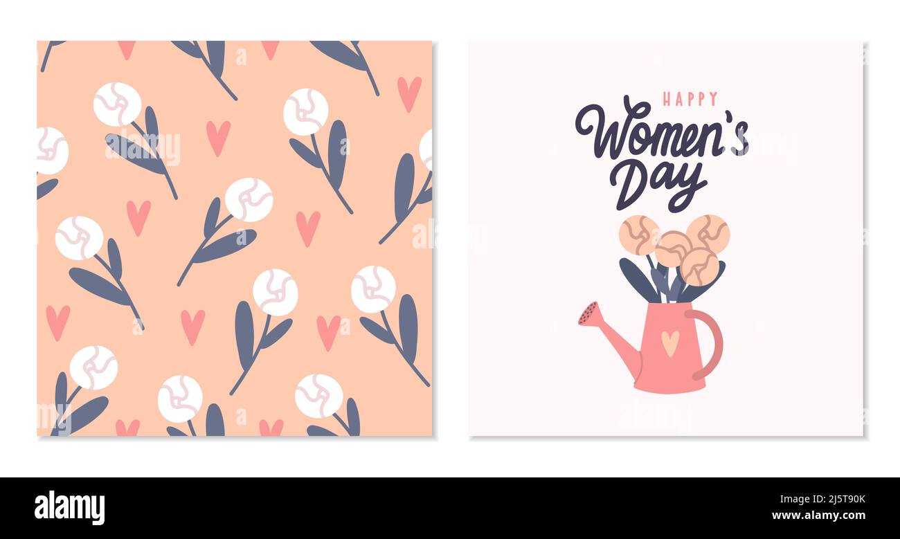 Cartes de jour pour femme Illustration de Vecteur