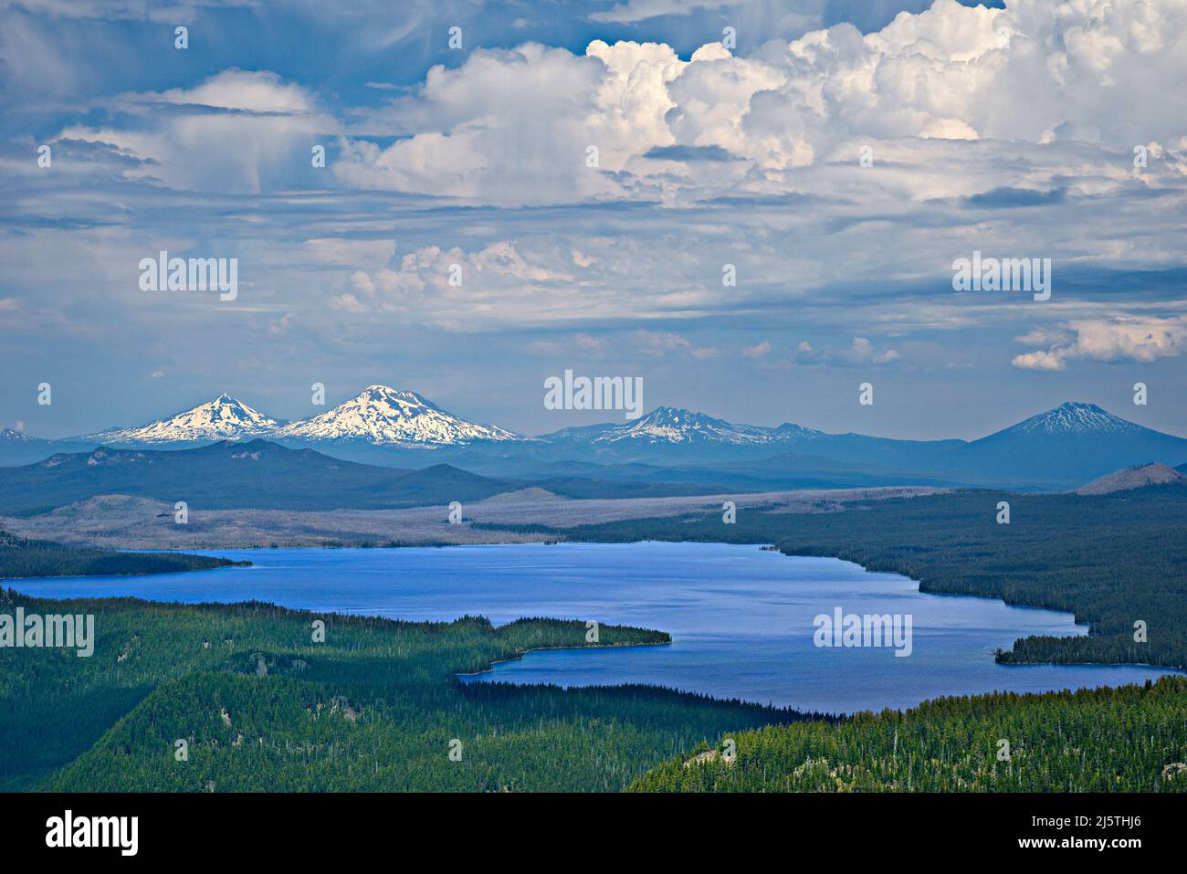 Lac Waldo, Cascade Range, Oregon Banque D'Images