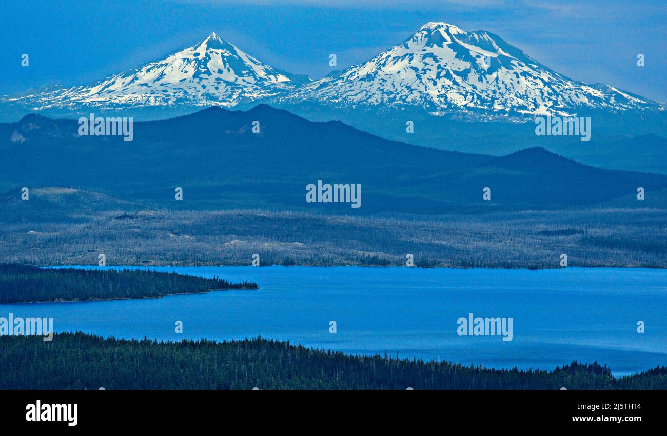 Lac Waldo, Cascade Range, Oregon Banque D'Images