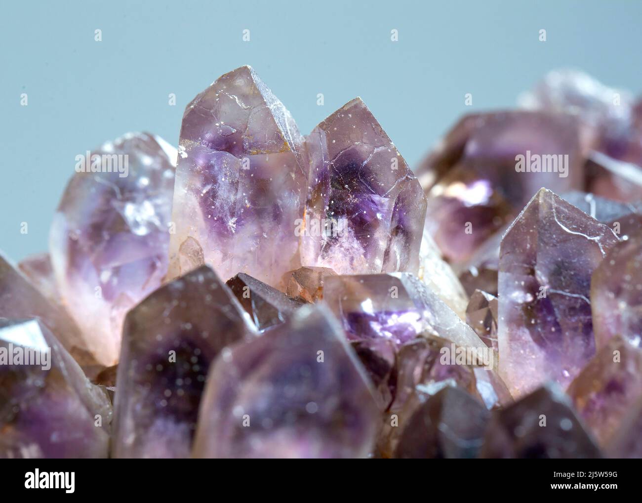 spécimen minéral amétrine pierre géologie roche cristal Banque D'Images