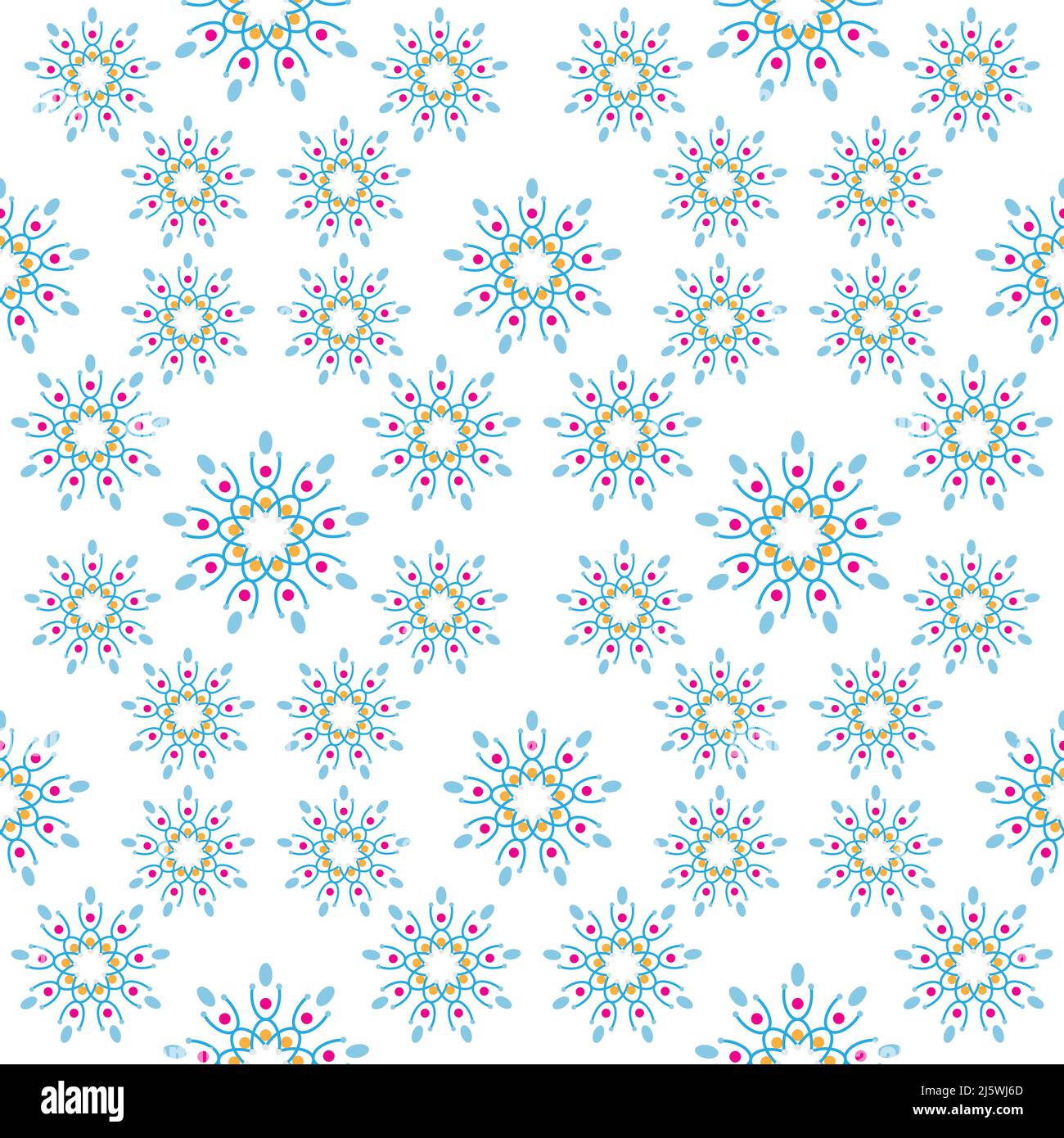Magnifique motif fleuri géométrique sans couture. Modèle de fond à motif fleuri abstrait. Motif graphique coloré et élégant. Décoration rétro inclinable Illustration de Vecteur