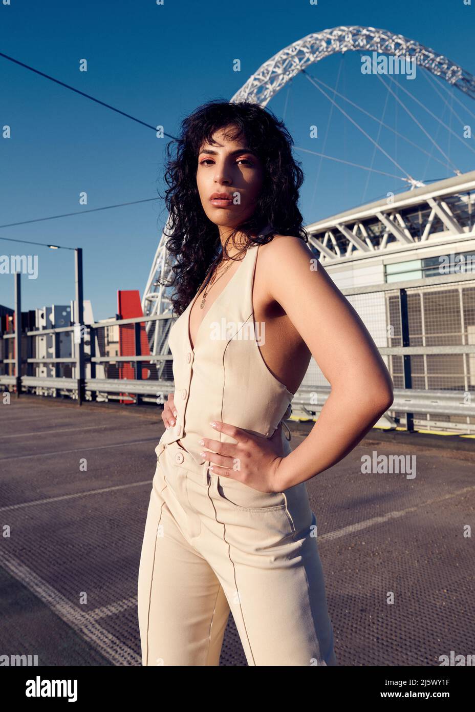 Portrait d'une belle jeune femme d'asie du Sud Banque D'Images