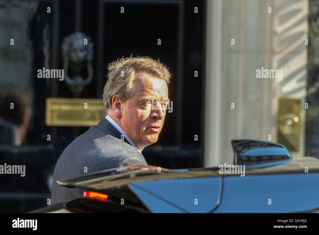 ROYAUME-UNI. 26th avril 2022. Alister Jack, secrétaire écossais arrive à une réunion du cabinet au 10 Downing Street Londres. (Photo de Ian Davidson/SOPA Images/Sipa USA) crédit: SIPA USA/Alay Live News Banque D'Images