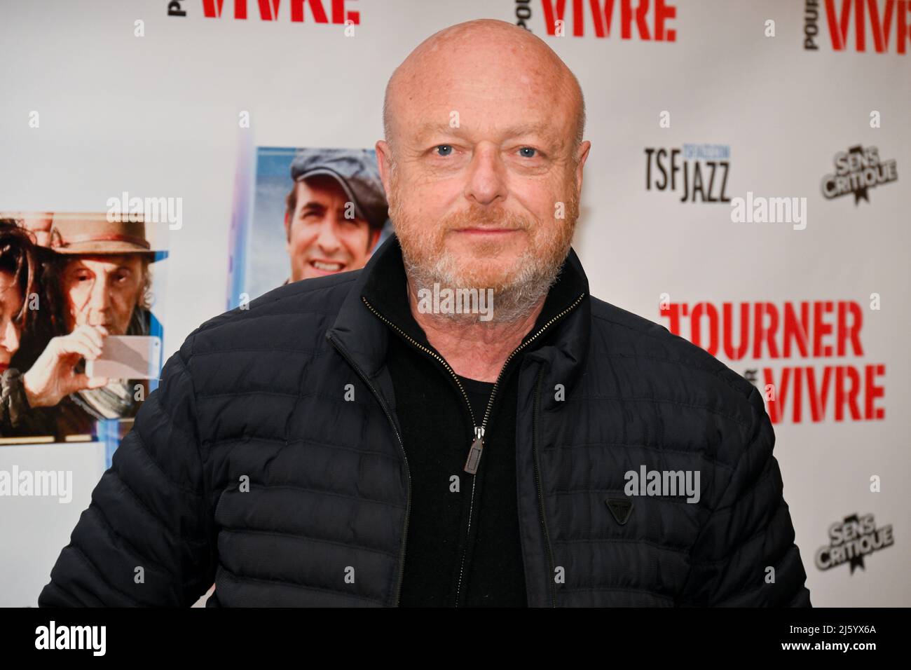 France. 25th avril 2022. Gerard Crawczyk à l'avant-première du documentaire sur Claude Lelouch: Tourner pour vivre, au cinéma des Cineastes de Paris, France, le 25 avril 2022. (Photo de Lionel Urman/Sipa USA) crédit: SIPA USA/Alay Live News Banque D'Images