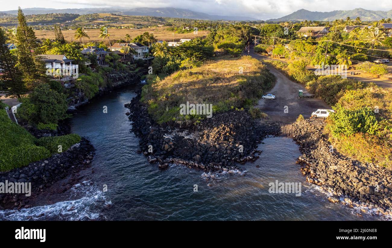 Koloa Landing, Koloa, Kauai, Hawaï Banque D'Images