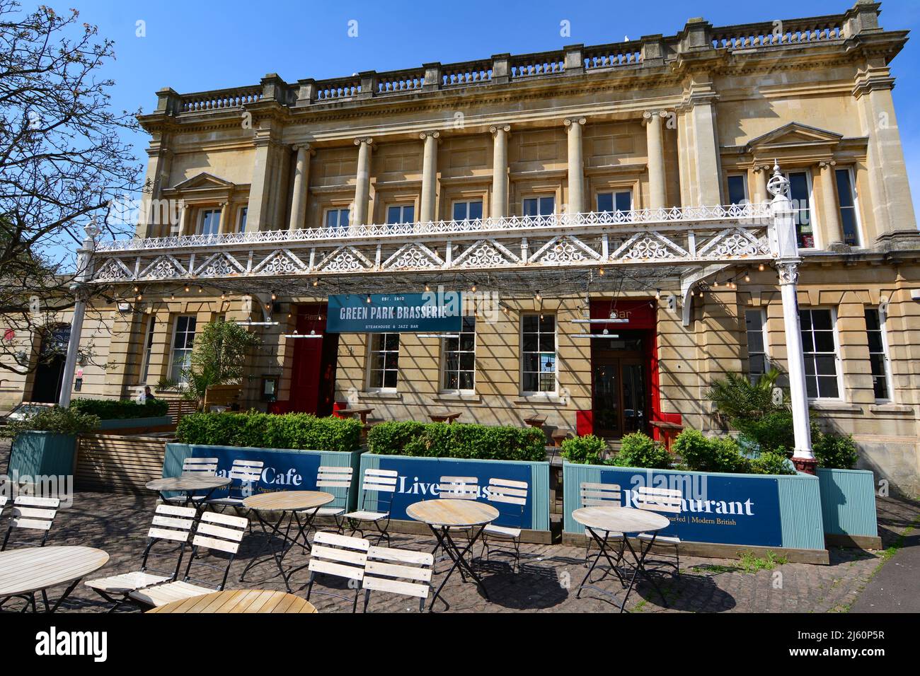 Green Park Brasserie à Bath Avon Banque D'Images