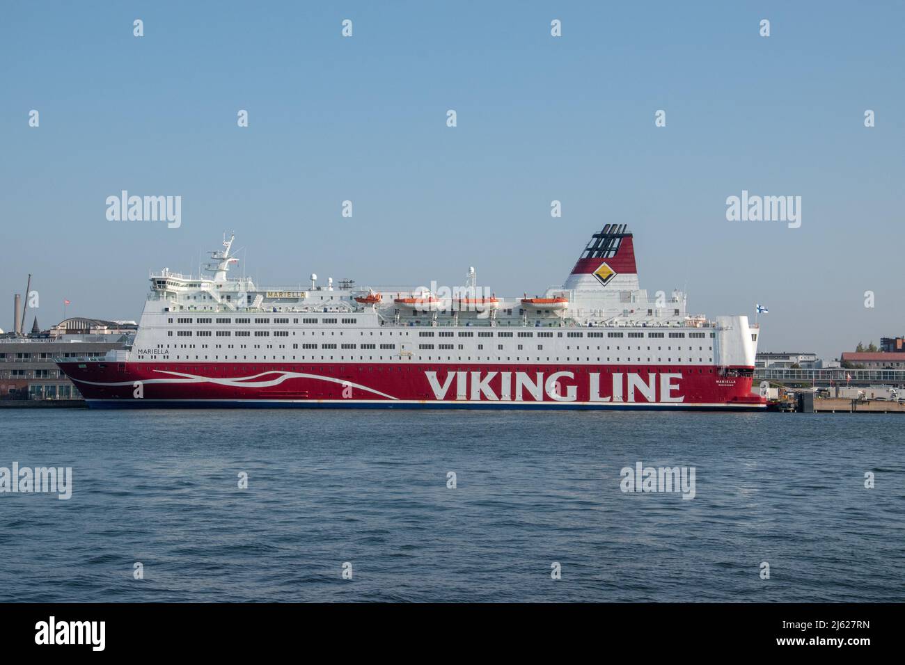 Viking Line MS Mariella à Helsinki, Finlande. Ce navire est maintenant la propriété de Corsica Ferries et opère sous le nom de MS Mega Regina. Banque D'Images