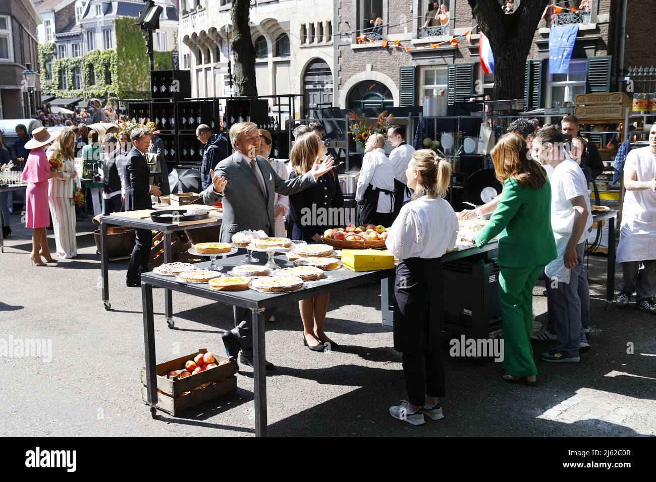 MAASTRICHT -pays-Bas, 2022-04-27 12:16:09 MAASTRICHT - la princesse du roi Willem-Alexandre Alexia pendant le jour du roi à Maastricht. Après deux années de corona silencieuse, les Hollandais célèbrent la Journée du Roi comme d'habitude. ANP SEM VAN DER WAL pays-bas sortie - belgique sortie Banque D'Images