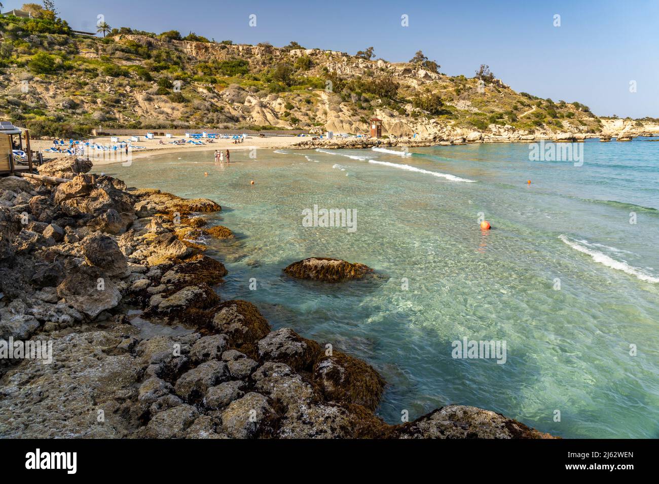Plage de Konnos à Protaras, Zypern, Europa | Plage de Konnos à Protaras, Chypre, Europe Banque D'Images