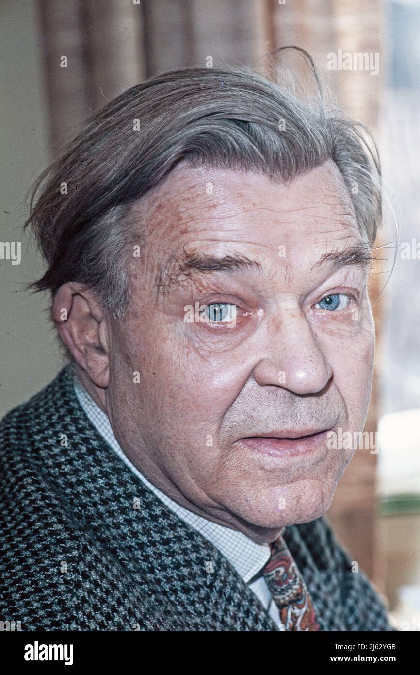 Gunnar Myrdal, économiste et homme politique suédois. photo : Bo arrhed Banque D'Images