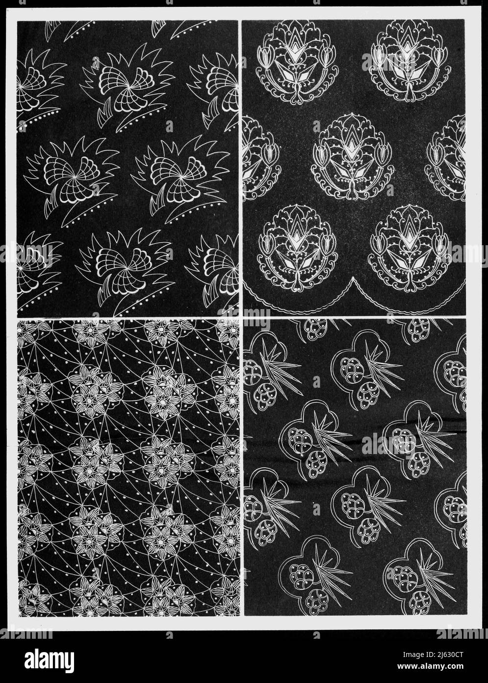 Art par Christian Stoll - Kunstgewerbliche Schmuckformen fourrure Die Flache plate 22 (1920) Banque D'Images