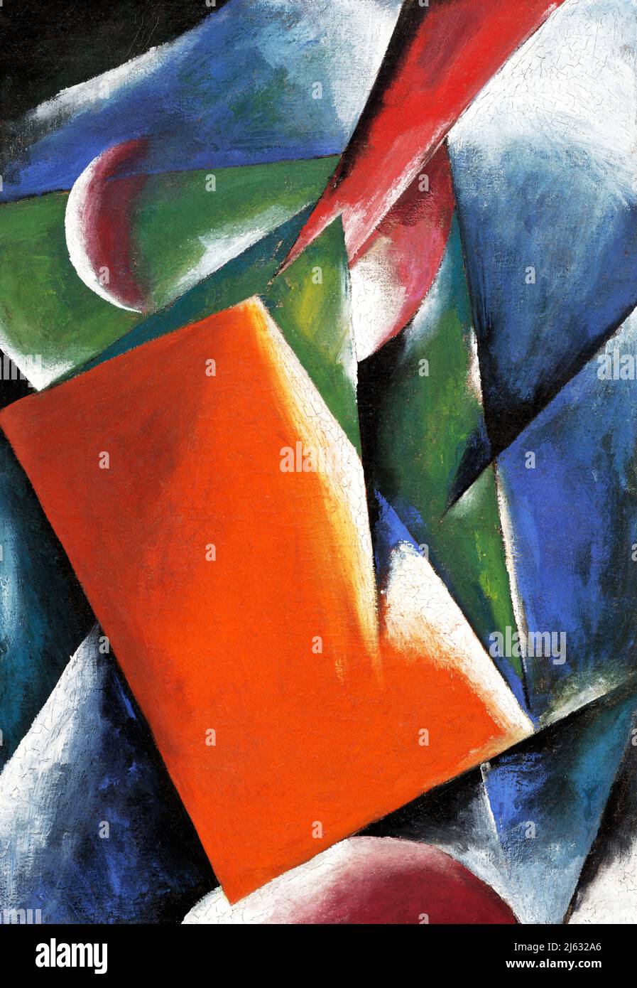 Peinture Любовь Попова Popova - peinture architecturale (1917) Banque D'Images