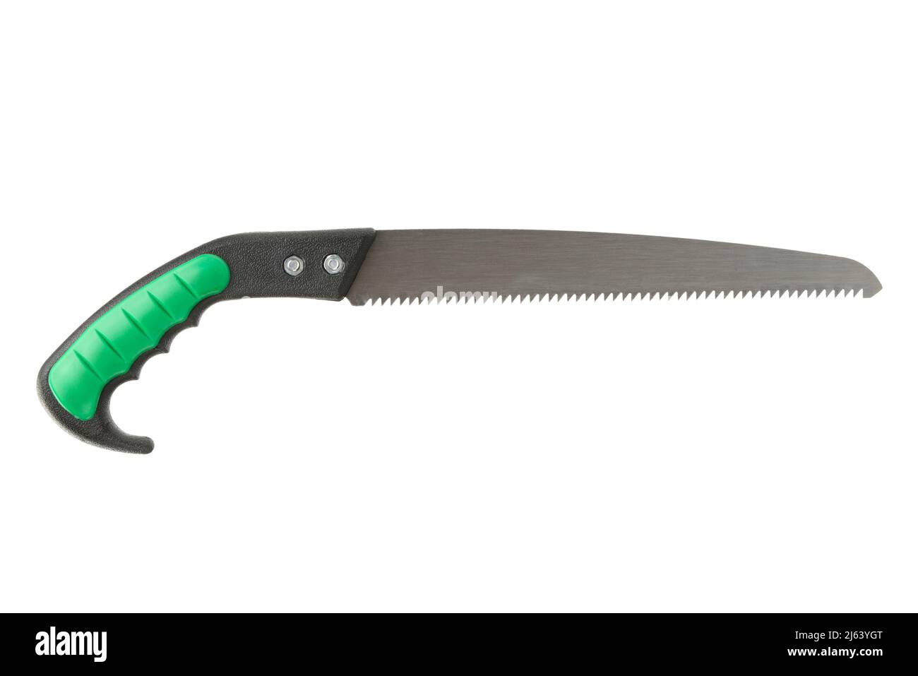 tronçonneuse isolée sur fond blanc Banque D'Images