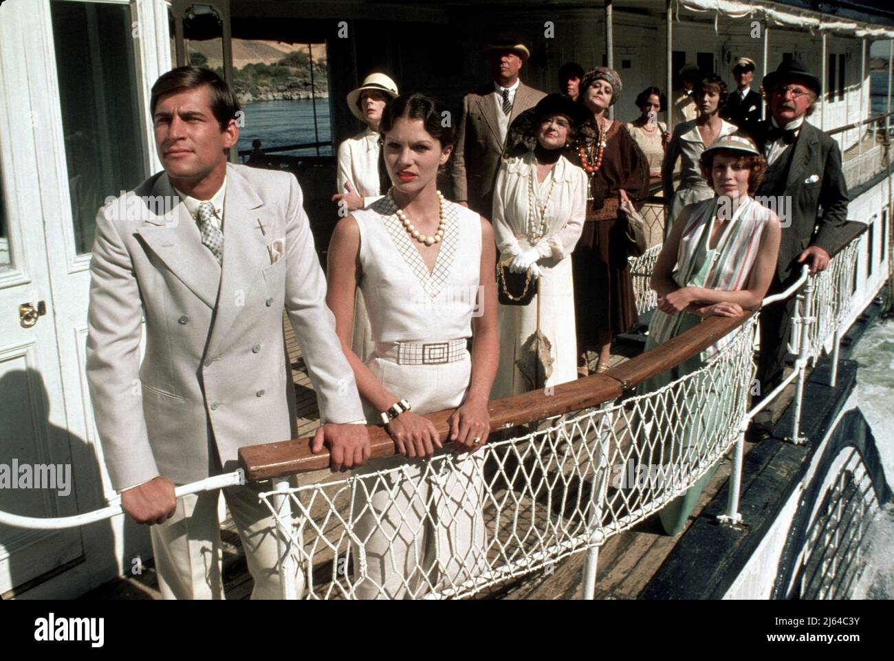 MACCORKINDALE,CHELLES,DAVIS,FARROW,WARDEN, MORT SUR LE NIL, 1978 Banque D'Images