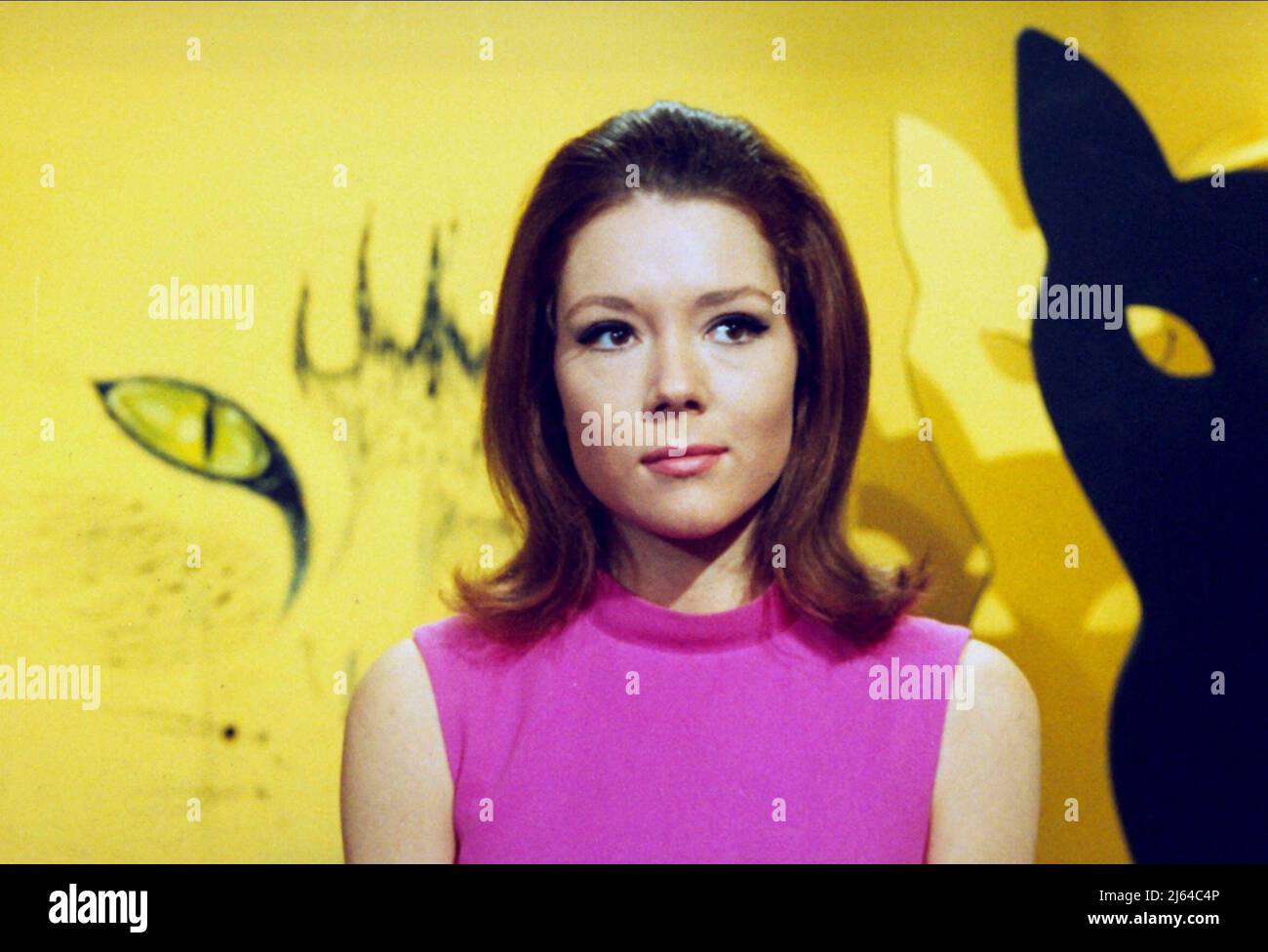 DIANA RIGG, LES AVENGERS, 1967 Banque D'Images
