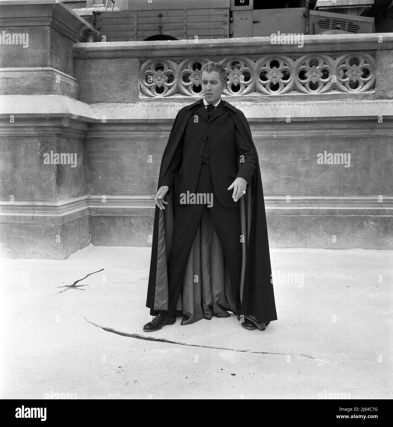 CHRISTOPHER LEE, DRACULA : PRINCE DES TÉNÈBRES, 1966 Banque D'Images