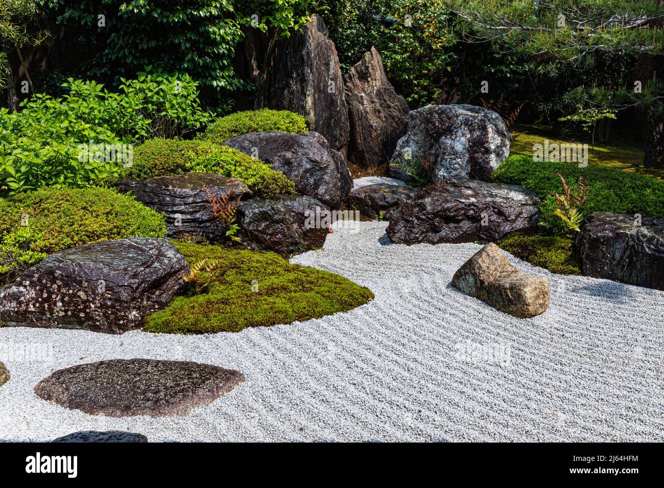 Reigenin est l'un des nombreux sous-temples du vaste complexe de temples de Kenninji. Junzenshi et Sengoku Daimyo Imagawa Yoshimoto y ont été formés pendant leur enfance Banque D'Images