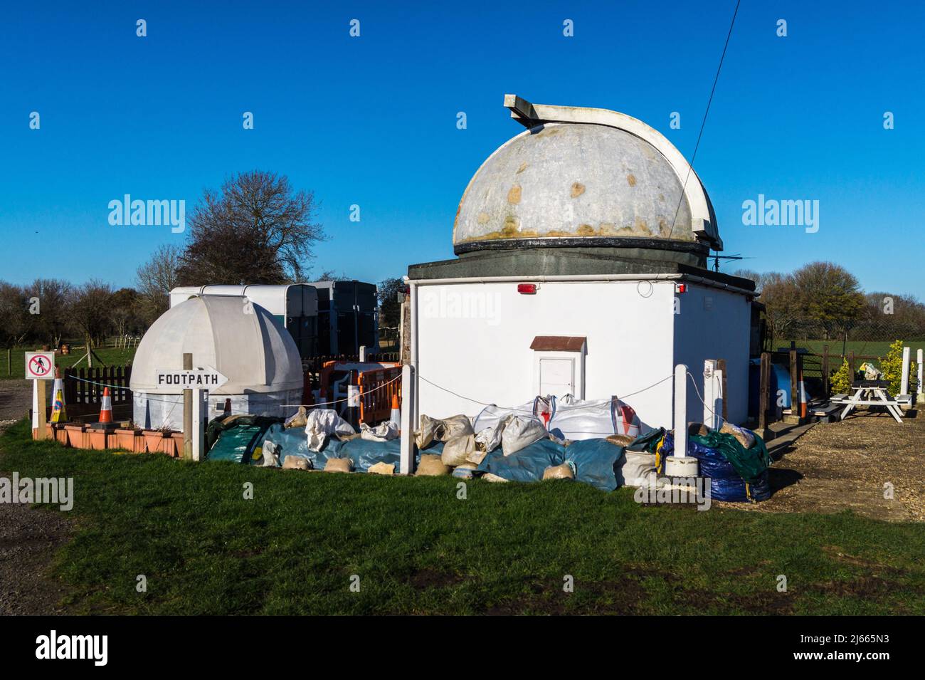 Norman Fisher Observatory, Kenley, Surrey, Angleterre, siège de la Croydon Astronomical Society Banque D'Images