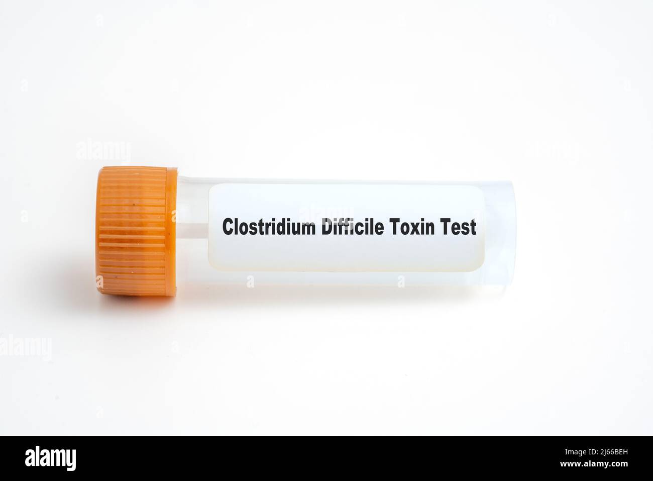 Test de la toxine de Clostridium difficile Banque D'Images