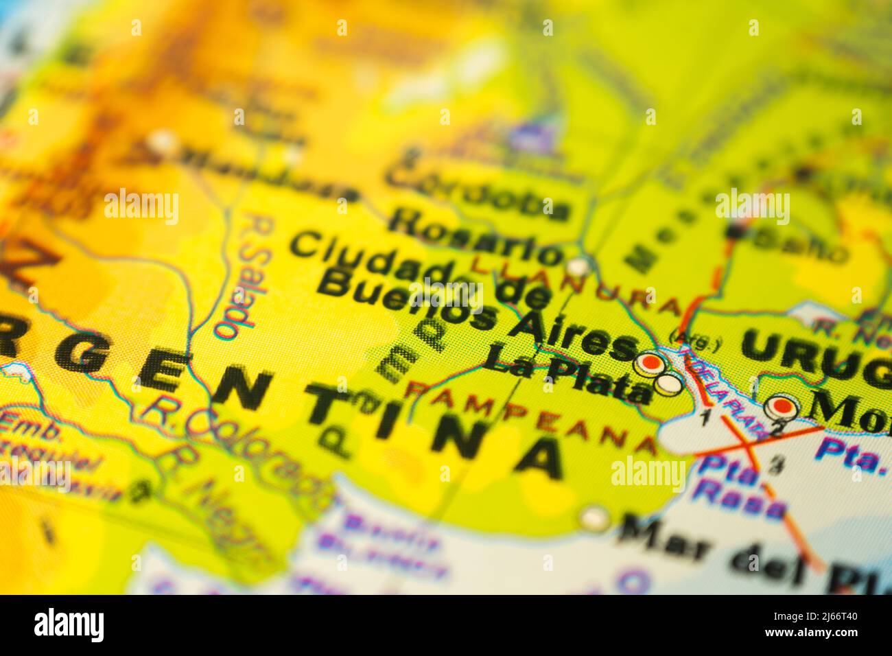 Mapa de relieve de argentina Banque de photographies et d’images à ...