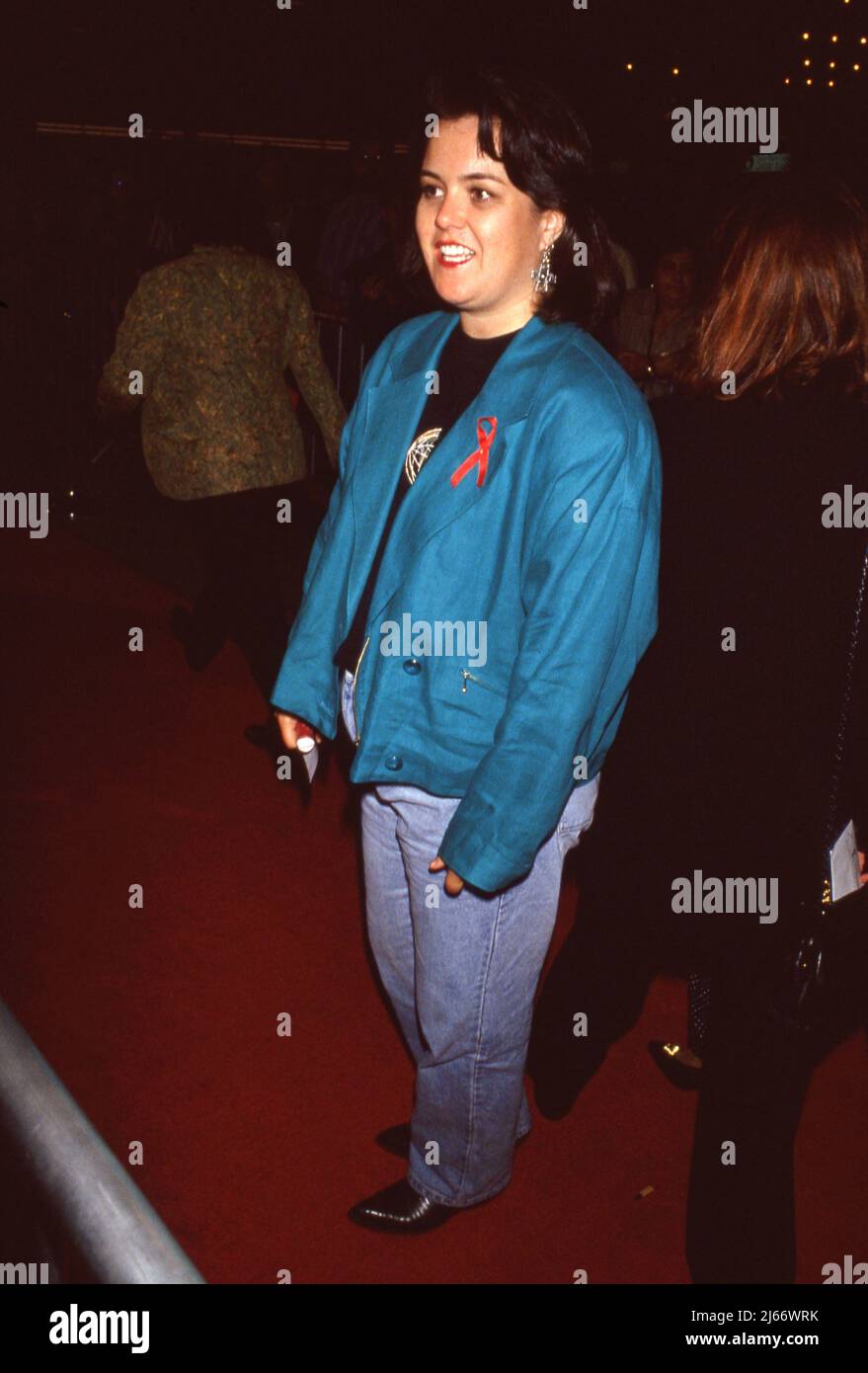 Rosie O'Donnell à la première de Hero à Los Angeles au Cineplex Odéon Cinema à Century City, Californie. 21 septembre 1992 crédit : Ralph Dominguez/MediaPunch Banque D'Images
