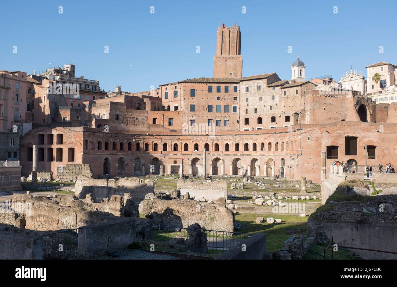 Forum d'Auguste Rome Italie Banque D'Images